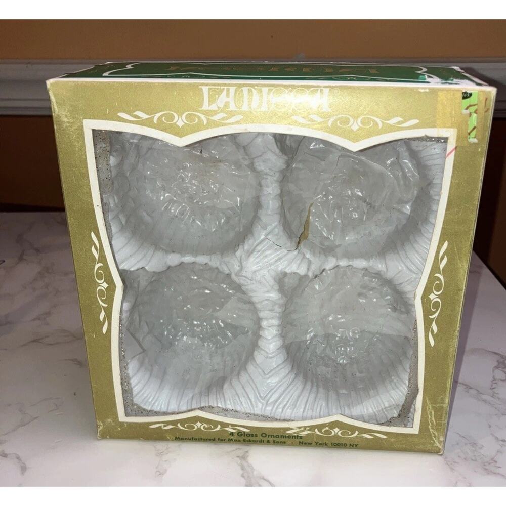 Box Only Vintage LANISSA Ornaments Handcrafted In W. Germany